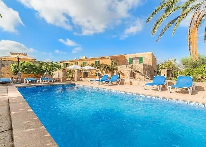 Grosse Pool-Finca Olivera Bei Cas Concos Mallorca